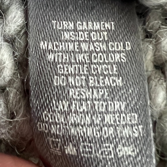Aerie Wool Alpaca Blend Oversized Marled Chunky Cardigan Sweater Sz. XS‎ - Picture 12 of 13